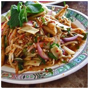 Салат с бамбуковыми побегами